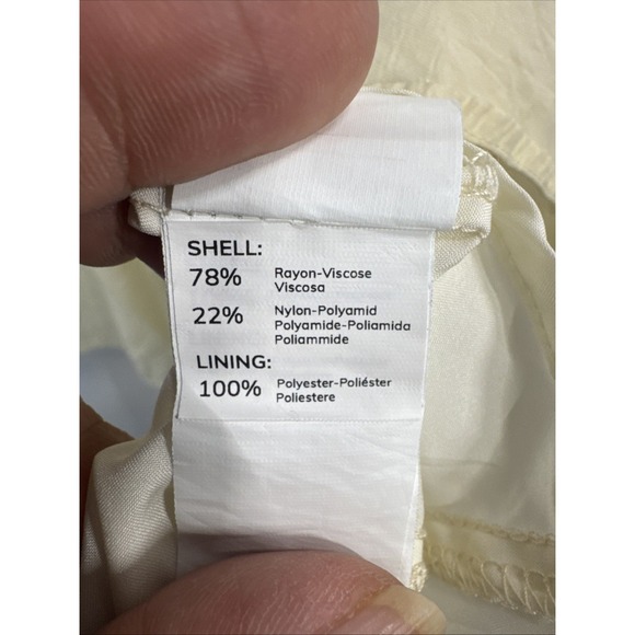 Cupshe Women's Butter Yellow Sundress Size Large Adjustable Straps Lined Summer - Picture 5 of 6